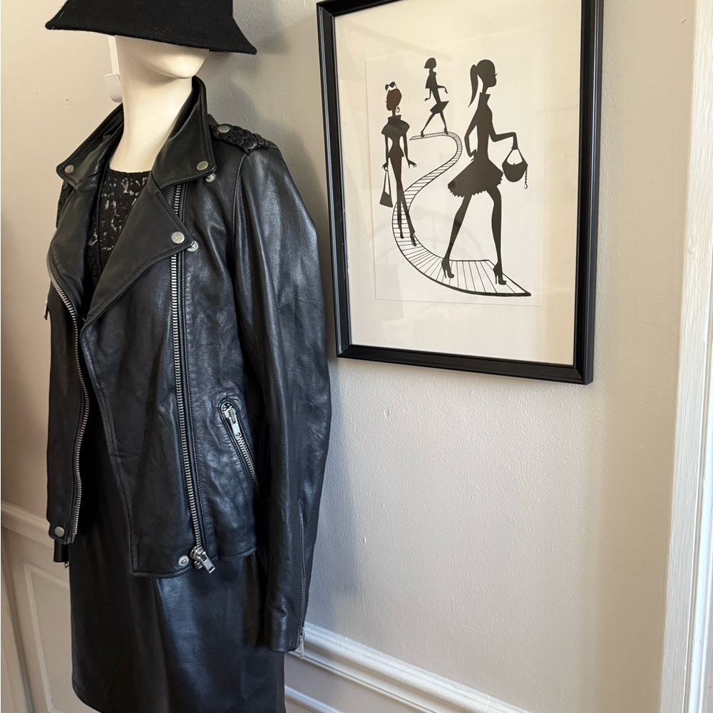 Women's Black Leather Jacket